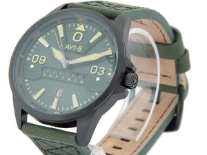 AVI-8 Hawker Harrier II Quartz Watch, Green, 45 mm, AV-4063-04