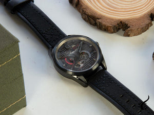 AVI-8 Hawker Harrier II Stealth Black Automatic Watch, 44 mm, AV-4074-03