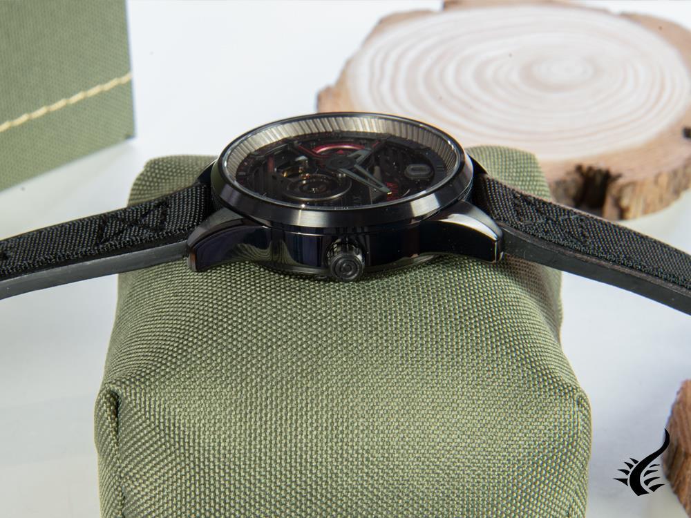 Montre automatique AVI-8 Hawker Harrier II Stealth Black, 44 mm, AV-4074-03