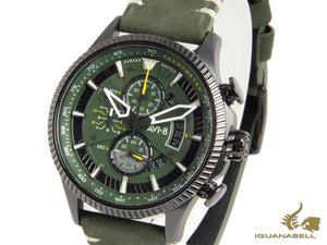 AVI-8 Hawker Hunter Avon Edition Quartz Watch, Green, 45 mm, AV-4064-02