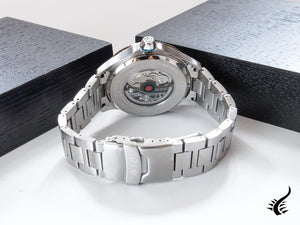 Montre automatique AVI-8 Hawker Hunter Blue Diamonds, noire, 44 mm, AV-4078-11