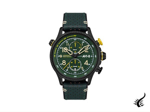 AVI-8 Hawker Hunter Duke Chronograph Cosford Quartz Watch, Green, AV-4080-03