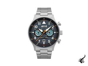 Montre à quartz AVI-8 Hawker Hurricane Carey Dual Time Gutersloh, 43 mm, AV-4088-22