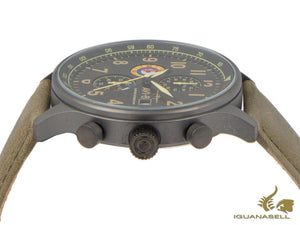 Montre à quartz Hawker Hurricane AVI-8, gris, 42 mm, chronographe, AV-4011-0E