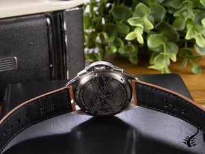 Montre chronographe à quartz AVI-8 P-51 Mustang Blakeslee, noire, 43 mm, AV-4077-02