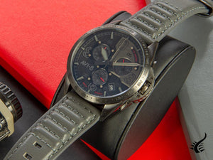 Montre chronographe à quartz Blakeslee AVI-8 P-51 Mustang, noire, 43 mm, AV-4077-03