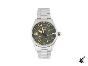 AVI-8 Spitfire Automatic Watch, Green, 42 mm, Steel bracelet, AV-4073-22