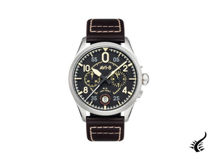 Montre chronographe à quartz AVI-8 Spitfire Lock Midnight Oak, 42 ​​mm, AV-4089-01