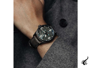 Montre automatique AVI-8 Spitfire Smith Salisbury, PVD, noir, 42 mm, AV-4090-04