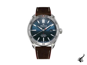 Alpina Alpiner 4 Automatic Watch, AL-525, Blue, 44mm, Leather strap