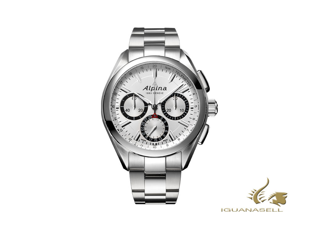 Montre automatique Alpina Alpiner 4 Manufacture Flyback, chronographe, AL-760SB5AQ6B