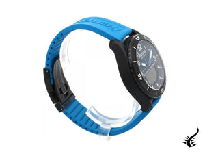 Montre à quartz Alpina Alpiner X Alive, noire, alarme, jour, AL-284LBBW5AQ6