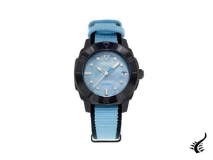 Montre automatique Alpina Seastrong Diver Gyre, bleu, 44 mm, OTAN, AL-525LMPLNB3VG6