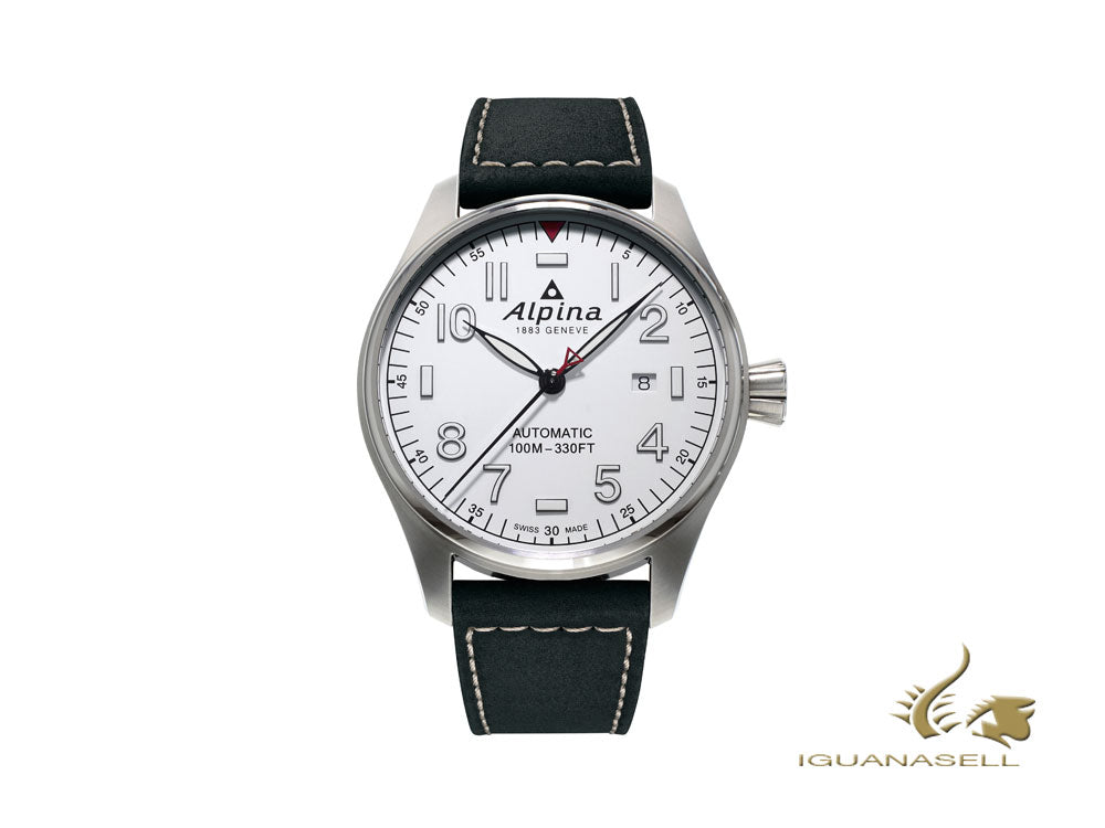 Alpina Startimer Automatic Watch, AL-525, 40 mm, White, Day, AL-525S3S6