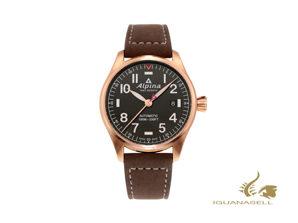 Alpina Startimer Automatic Watch, AL-525, Rose Gold.  40 mm, Brown, AL-525G3S4