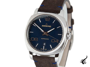 Anonimo Epurato Automatic Watch, Blue, 42 mm, Leather strap, AM-4000.01.108.K35