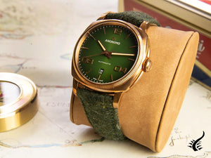 Anonimo Epurato Automatic Watch, Bronze, Green, 42 mm, Felt, AM-4000.04.466.F66