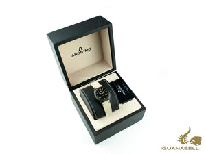 Montre automatique Anonimo Epurato Safari, DLC, noire, 42 mm, AM-4000.02.292.K19