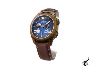 Montre automatique Anonimo Militare Chrono en bronze oxydé, bleu, 43,5 mm, LE