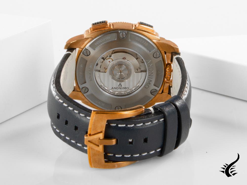 Montre Automatique Anonimo Militare Chrono, Bronze, 43,4 mm, AM-1120.04.003.A03