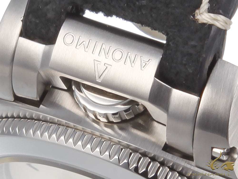 Anonimo Militare Chrono Vintage Panda Automatic Watch, Beige, AM-1122.01.001.A01