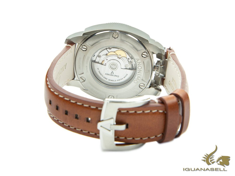 Anonimo Militare Vintage Automatic Watch, White, 43,4 mm, AM-1021.01.001.A02