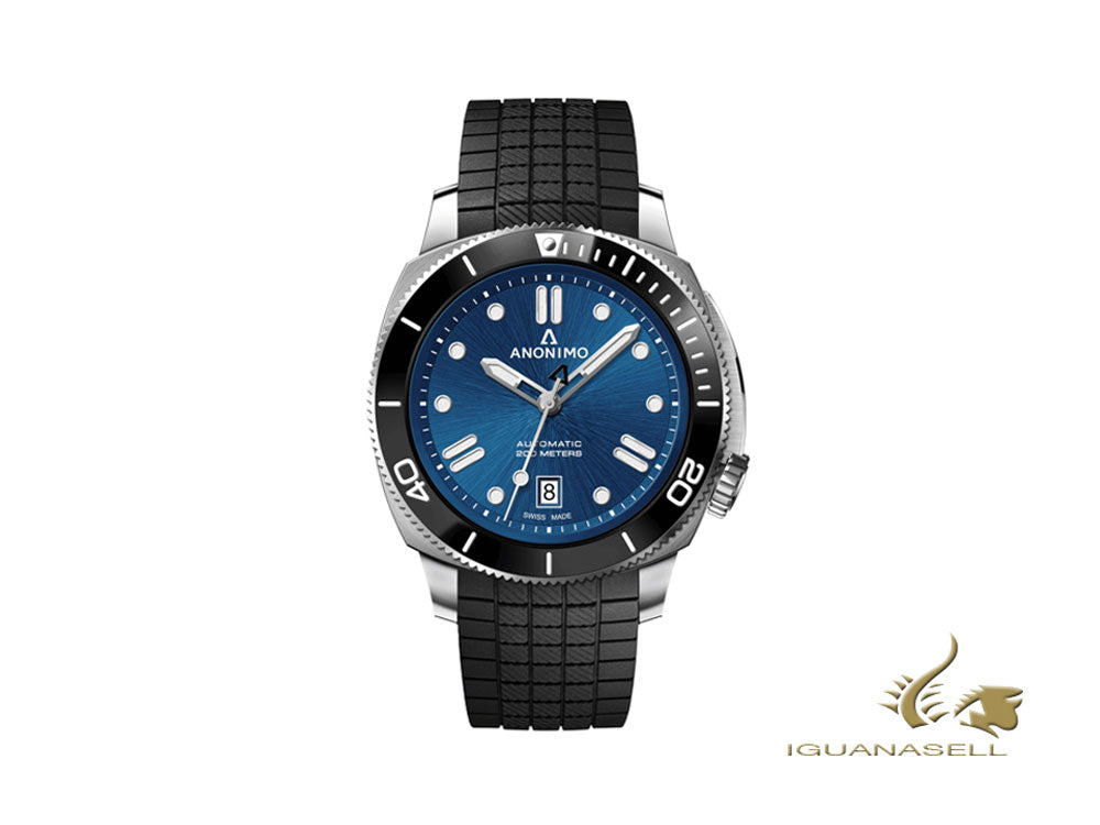 Anonimo Nautilo Classic Blue Automatic Watch, 42 mm, 20 atm, AM-5009.09.103.R11