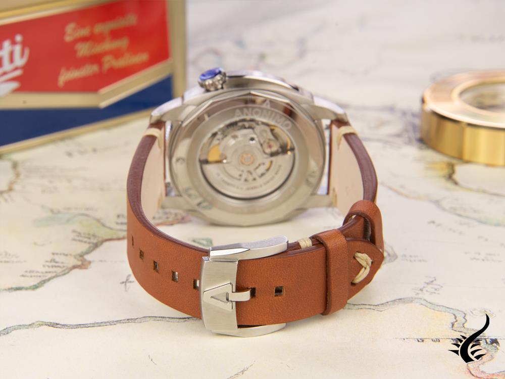 Anonimo Nautilo Vintage Automatic Watch, Blue, 42 mm, 20 atm, AM-5019.06.103.I12