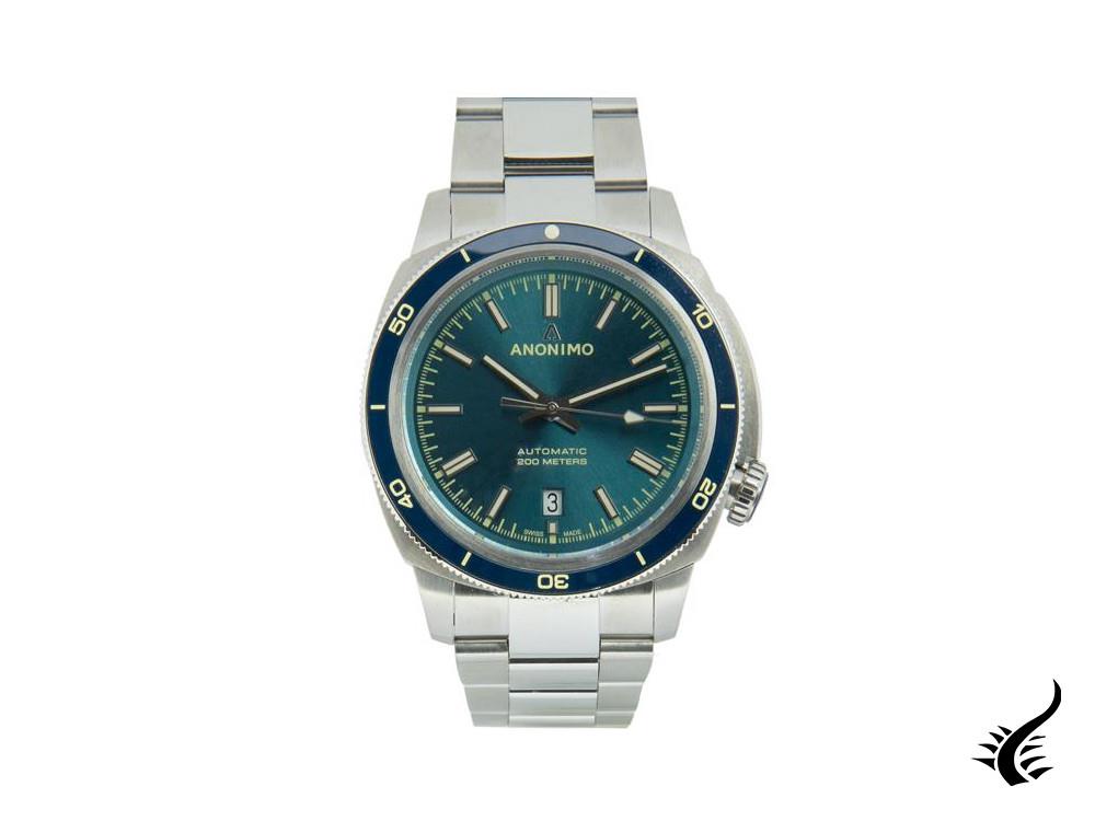 Anonimo Nautilo Vintage Automatic Watch, Blue, 42 mm, 20 atm, AM-5019.06.103.M01