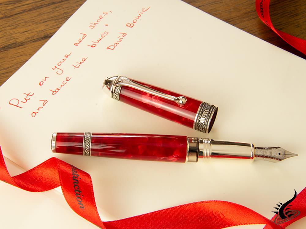 Aurora 85th Anniversary Fountain Pen, Limited Edition, Marbled Resin