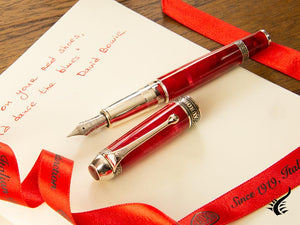 Aurora 85th Anniversary Fountain Pen, Limited Edition, Marbled Resin