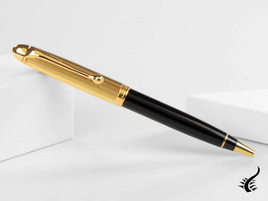 Aurora 88 Ballpoint pen, Black resine, Gold plated trim, 831