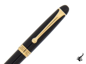 Aurora 88 Big Fountain Pen, Black Resin, Gold plated, 800