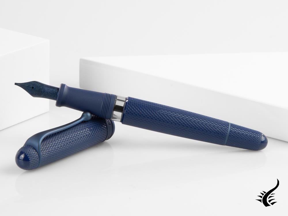 Aurora 88 Blue Mamba Fountain Pen, Blue, Limited Edition, 880-BB