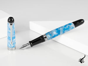 Aurora 88 Plutone Fountain Pen, Blue, Limited Edition, 888-PL