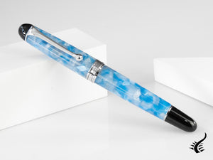 Aurora 88 Plutone Fountain Pen, Blue, Limited Edition, 888-PL