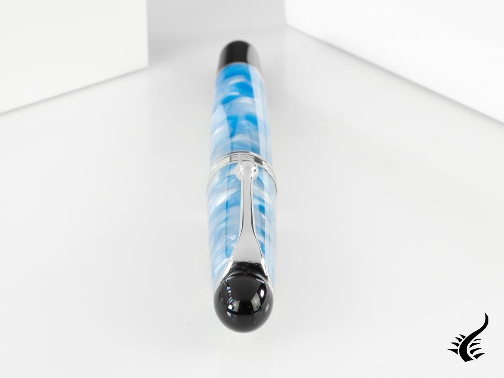 Aurora 88 Plutone Fountain Pen, Blue, Limited Edition, 888-PL