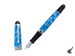 Aurora 88 Plutone Fountain Pen, Blue, Limited Edition, 888-PL