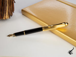 Aurora 88 Small Fountain Pen, Resin, Gold plated, 811