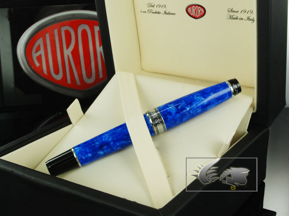 Aurora Aurea Minima Acqua Rollerball pen, Marbled resin, Limited Edition