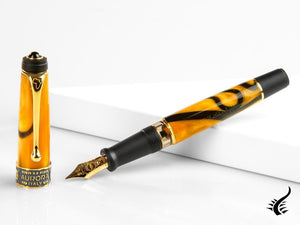 Aurora Afrika Fountain Pen, Limited Edition, Marbled resin, Gold trims