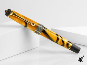 Aurora Afrika Fountain Pen, Limited Edition, Marbled resin, Gold trims