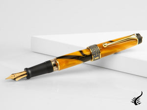 Aurora Afrika Fountain Pen, Limited Edition, Marbled resin, Gold trims