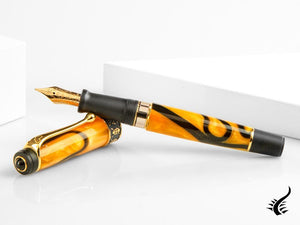 Aurora Afrika Fountain Pen, Limited Edition, Marbled resin, Gold trims