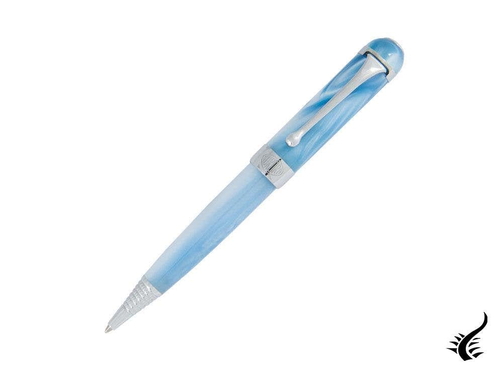 Aurora Alpha Sky Ballpoint pen, Resin, Chrome Trim, Blue, H31CA