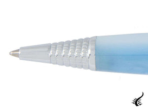 Aurora Alpha Sky Ballpoint pen, Resin, Chrome Trim, Blue, H31CA