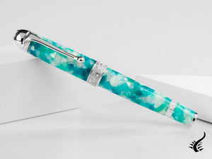 Aurora Ambienti Tropics Fountain Pen, Blue, Limited Edition, 946-ATR