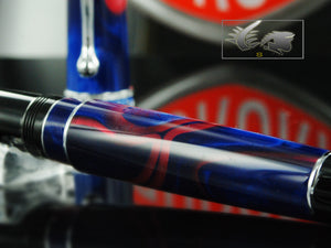 Aurora America Rollerball Pen, Limited Edition, Marbled resin, Chrome trims