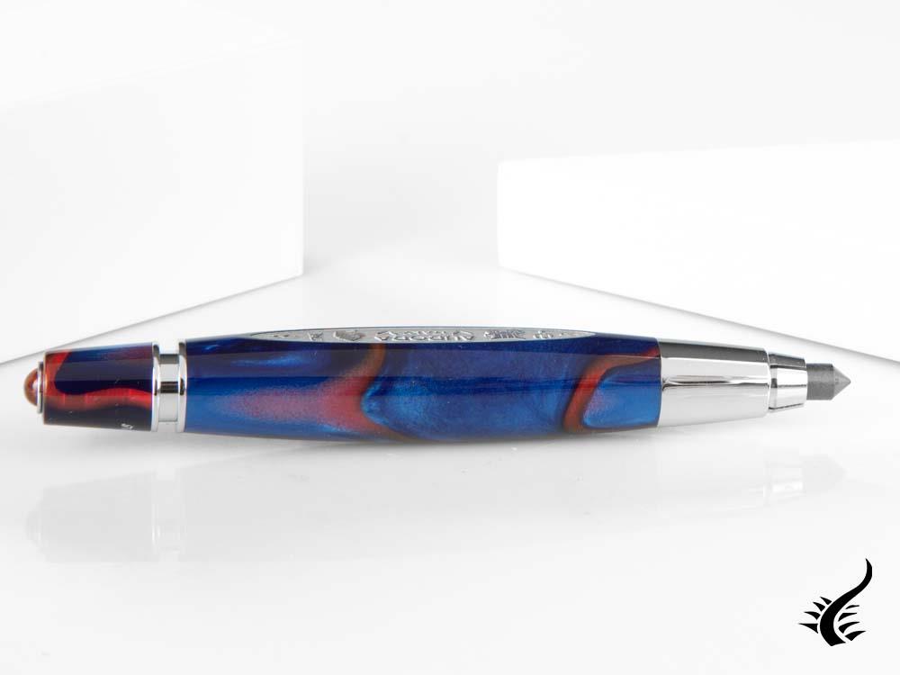 Aurora America Sketch pen, Limited Edition, Marbled resin, Chrome trims