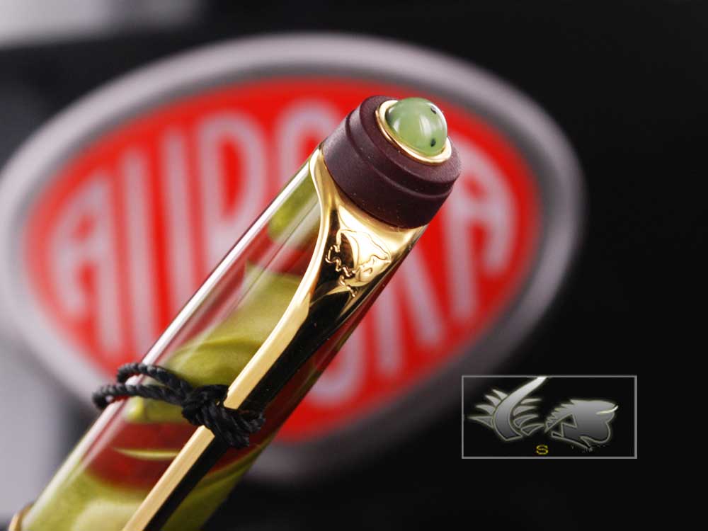 Aurora Asia Ballpoint Pen, Limited Edition, Marbled resin, Gold trims, 534